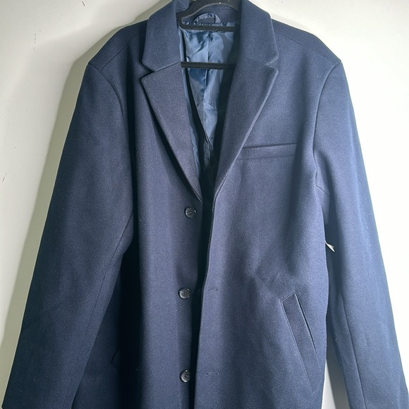 Old navy navy blue coat size XlArge tall new outerwear warm classic - Picture 3 of 10